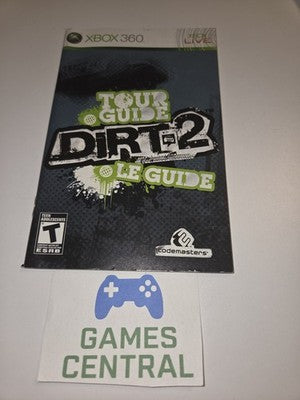 Dirt 2 (Xbox 360, 2009) FRENCH MANUAL ONLY