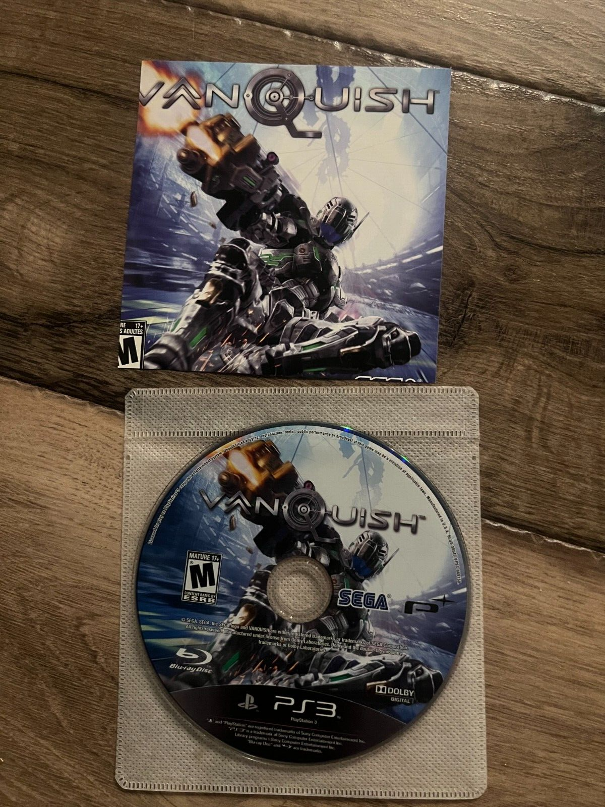 Vanquish (Sony PlayStation 3, 2010) DISC ONLY