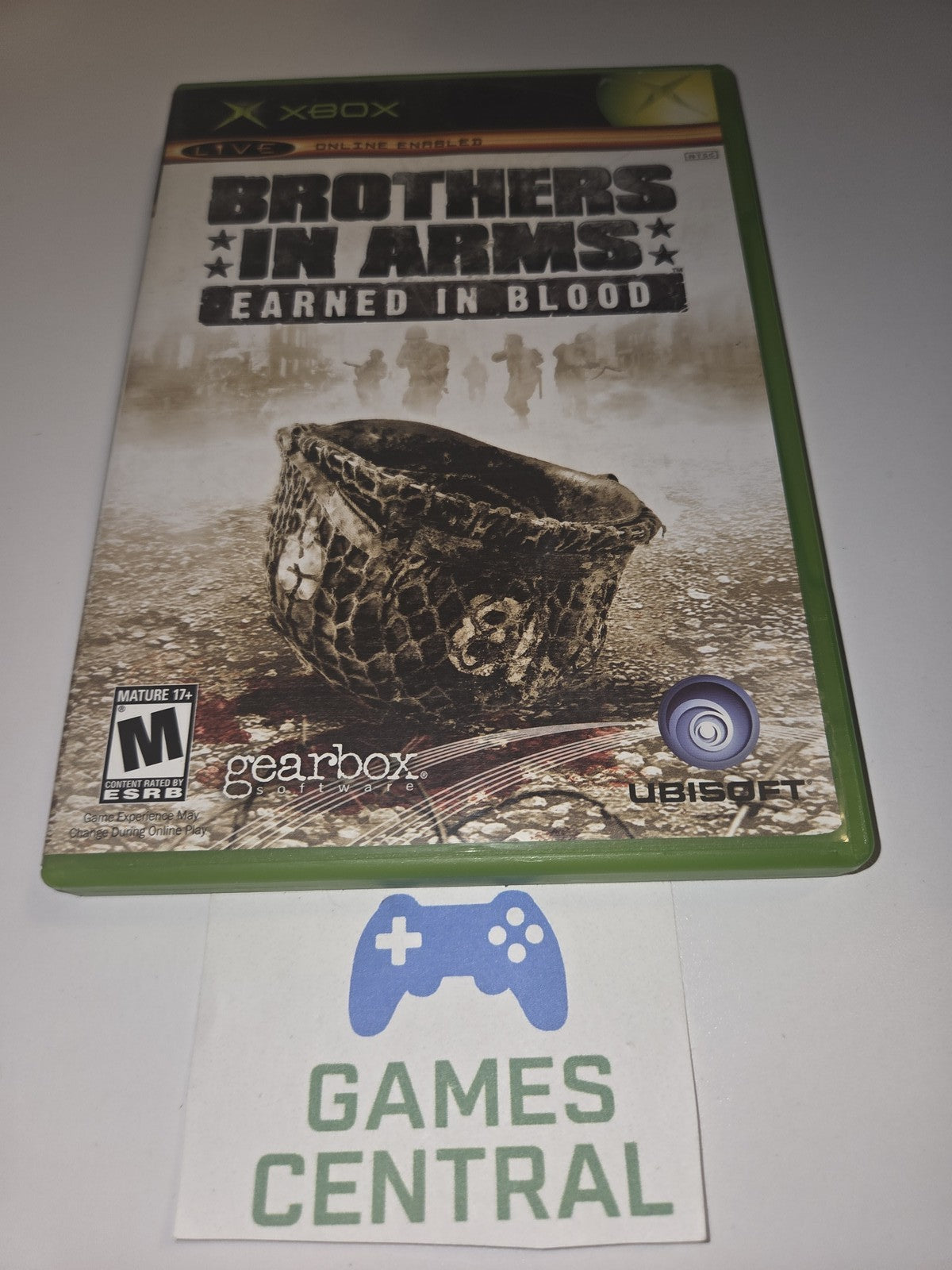 Brothers in Arms: Earned in Blood (Microsoft Xbox, 2005) ARTWORK ONLY