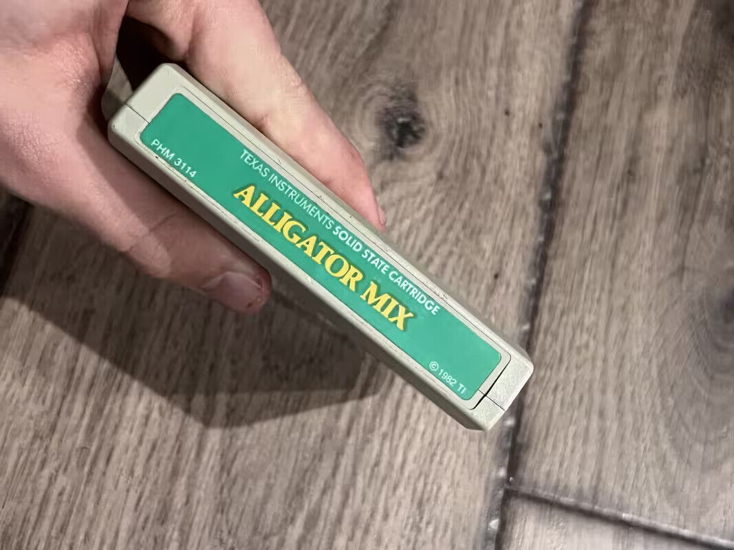 TI-99 Alligator Mix (Texas Instruments TI 99/4a, 1982) CART ONLY