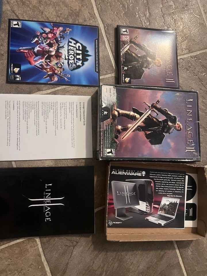Lineage II 2 The Chaotic Chronicle For PC 2 Disc CIB COMPLETE BIG BOX