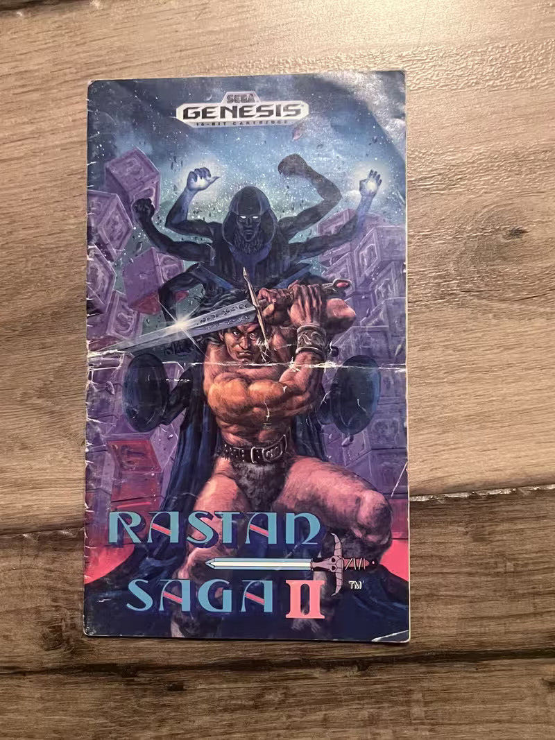 Rastan Saga II 2 (Sega Genesis, 1990) INSTRUCTION MANUAL ONLY