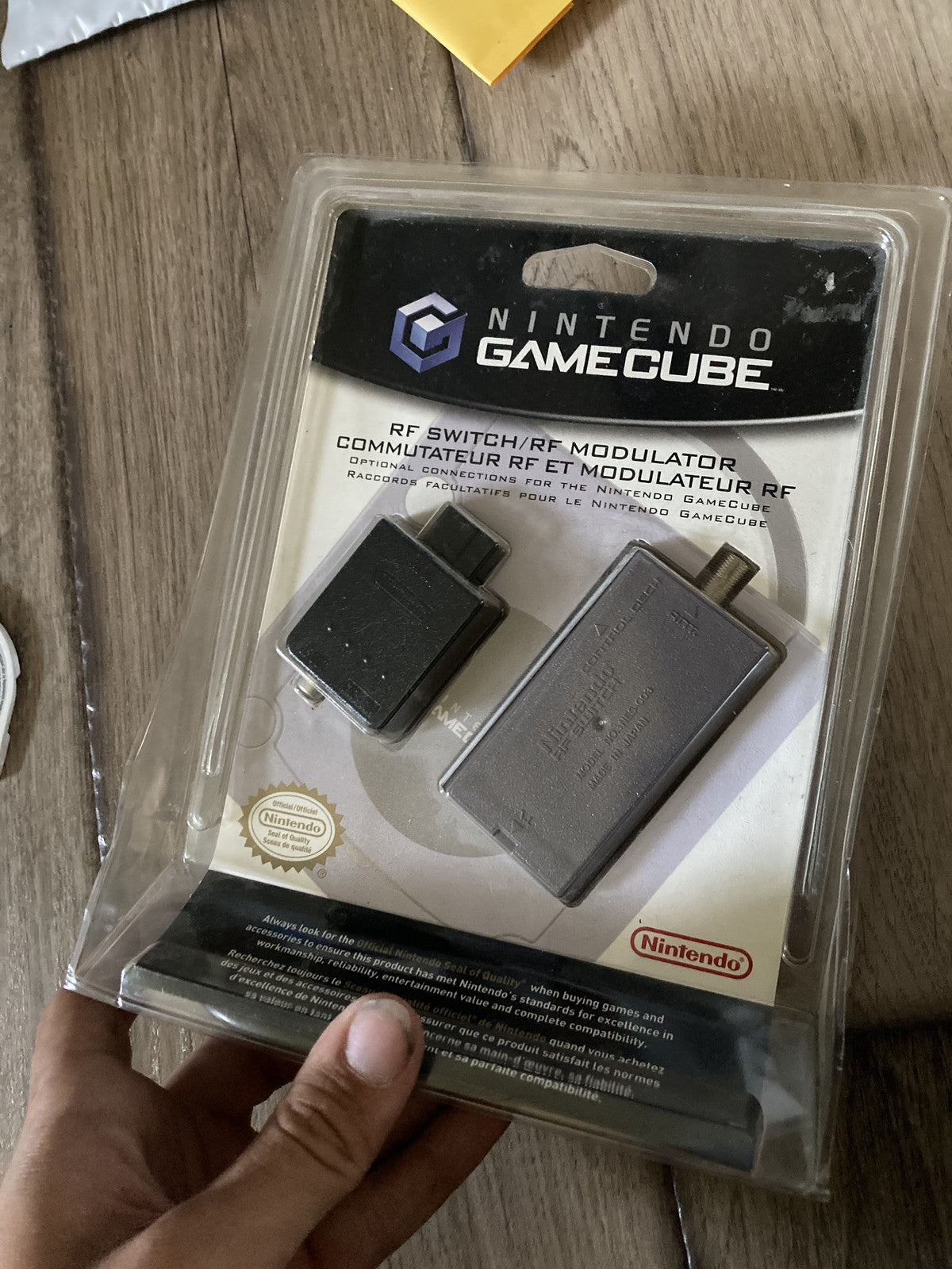 Nintendo Gamecube RF Switch RF Modulator New But Heavy Wear Dirty OEM Official