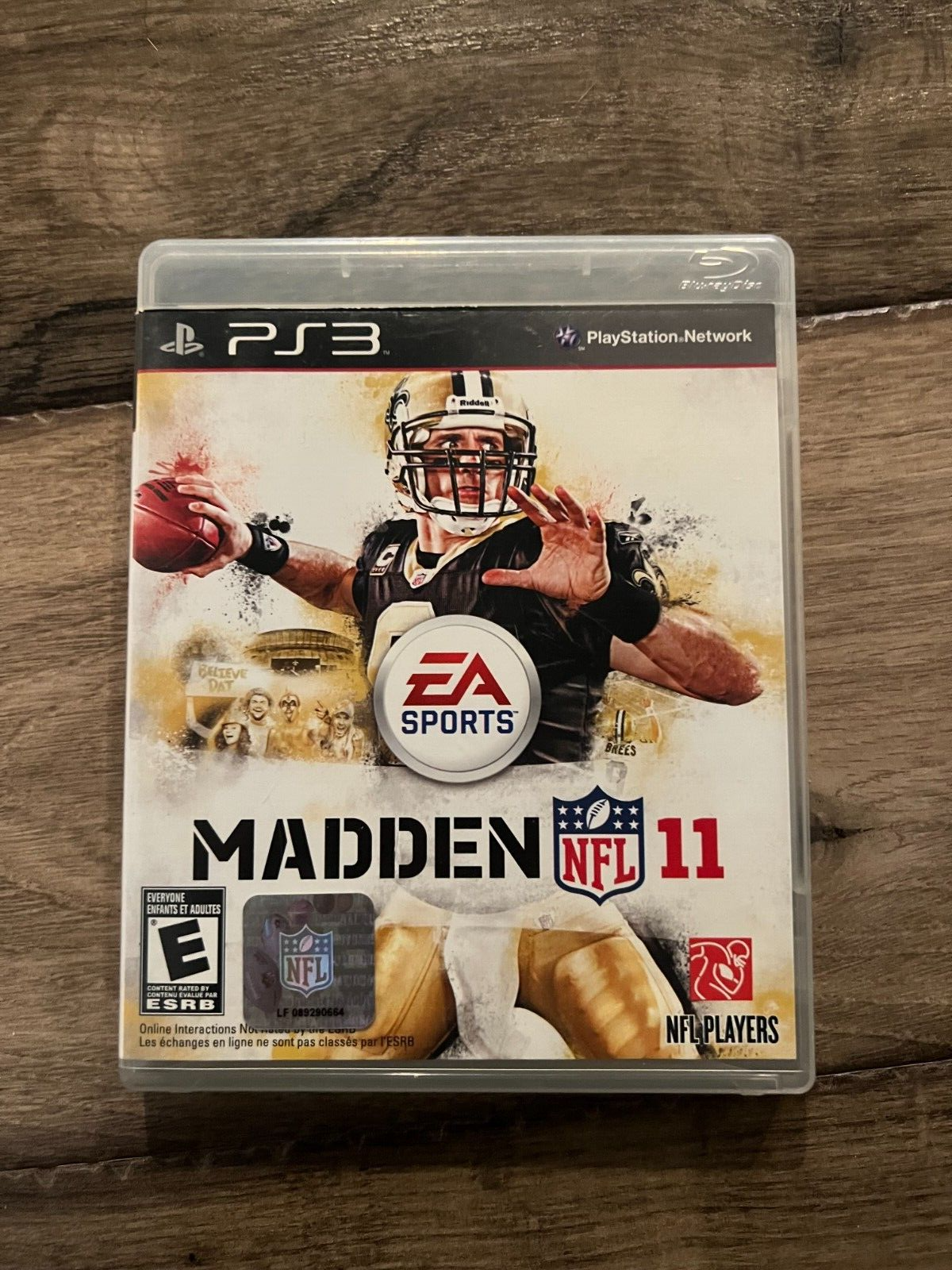 Madden NFL 11 (Sony PlayStation 3, 2010) NO MANUAL