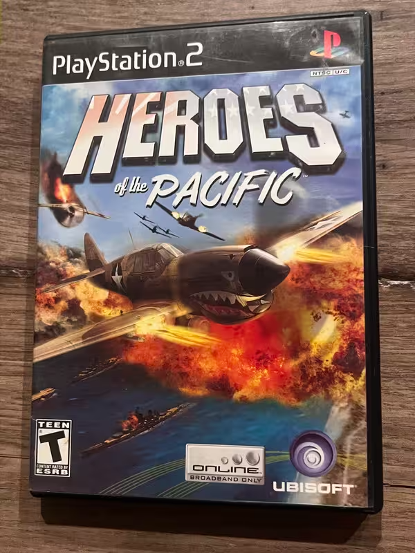 Heroes of the Pacific (Sony Playstation 2, 2005) NO MANUAL