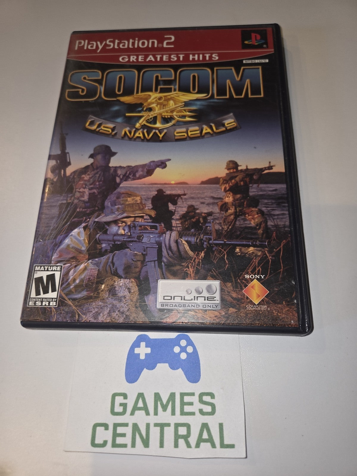 SOCOM II: U.S. Navy SEALs PS2 (Sony PlayStation 2, 2003) NOT COMPLETE
