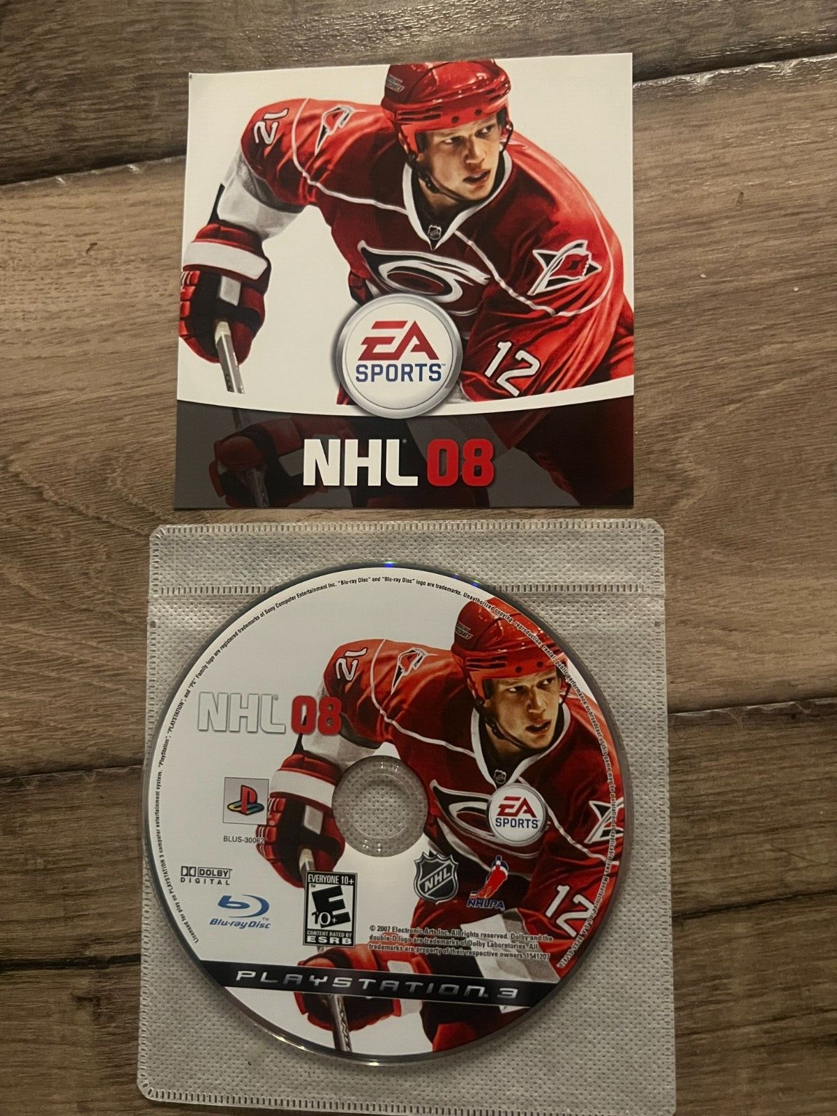 NHL 08 (Sony PlayStation 3, 2007) DISC ONLY