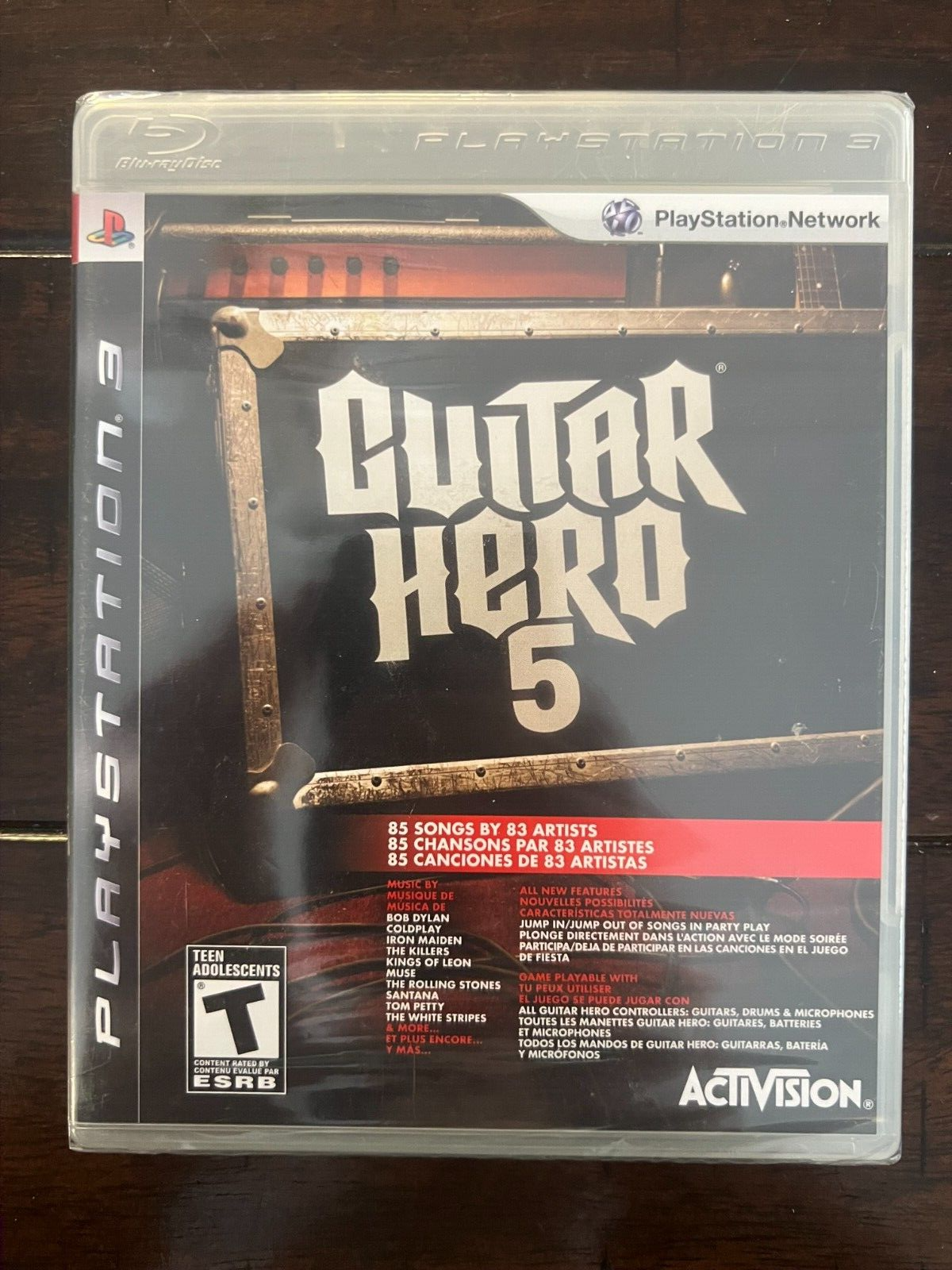 Guitar Hero 5 (Sony PlayStation 3, 2009) BRAND NEW SEALED NO RIPS