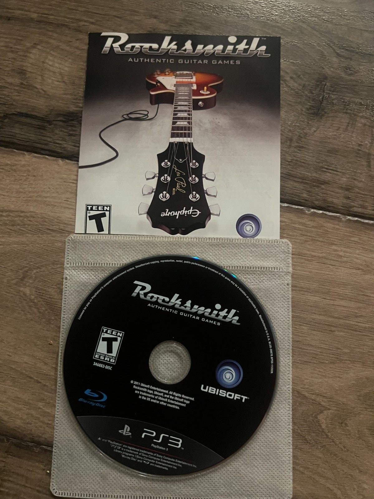 Rocksmith (Sony PlayStation 3, 2011) DISC ONLY