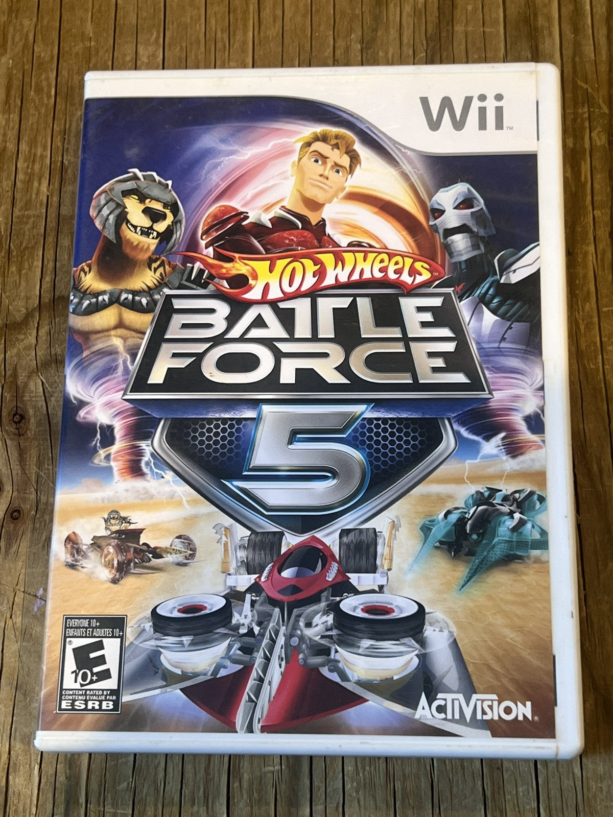 Hot Wheels: Battle Force 5 (Nintendo Wii, 2009) CIB