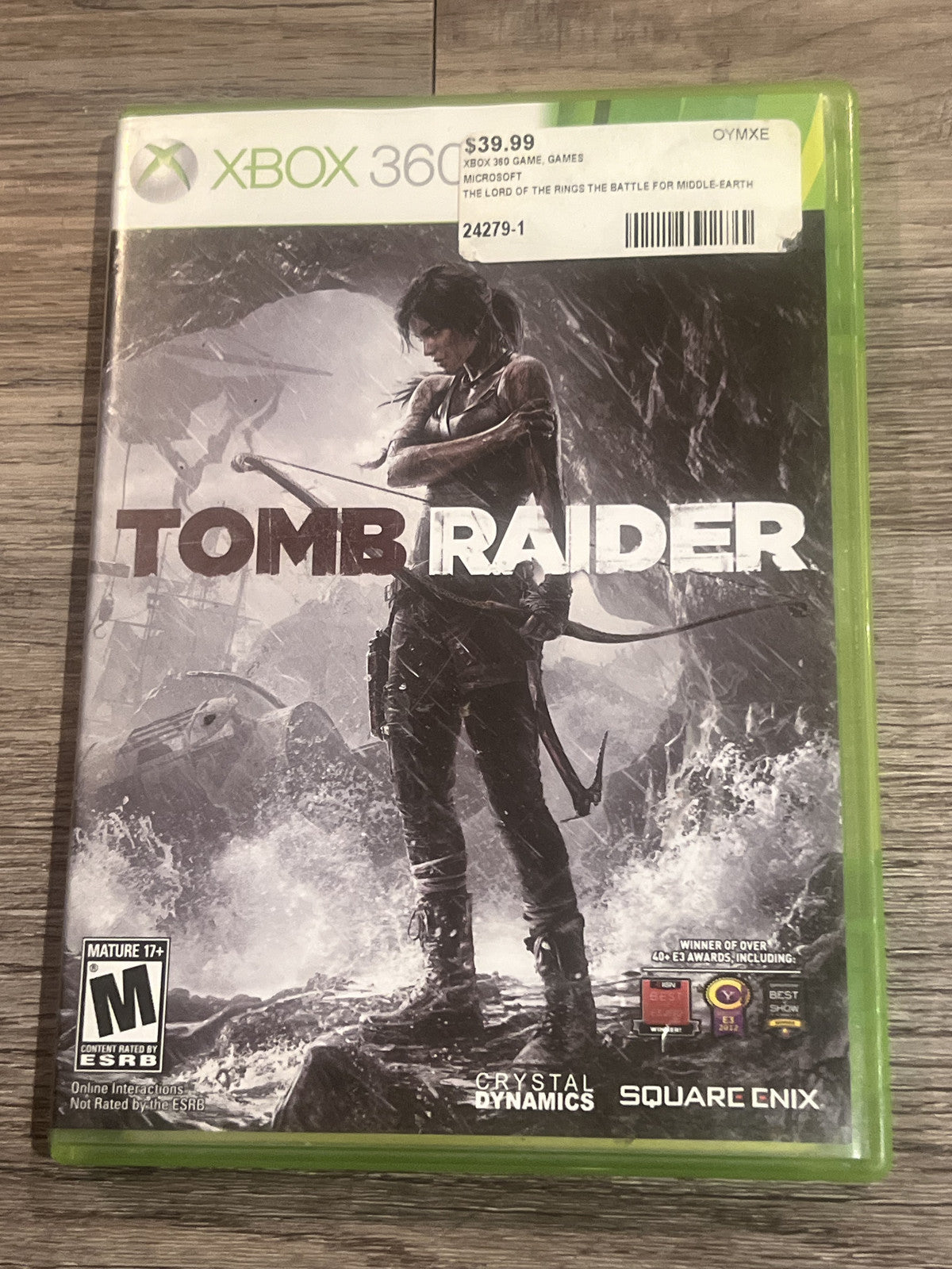 Tomb Raider (Microsoft Xbox 360, 2013) CIB COMPLETE
