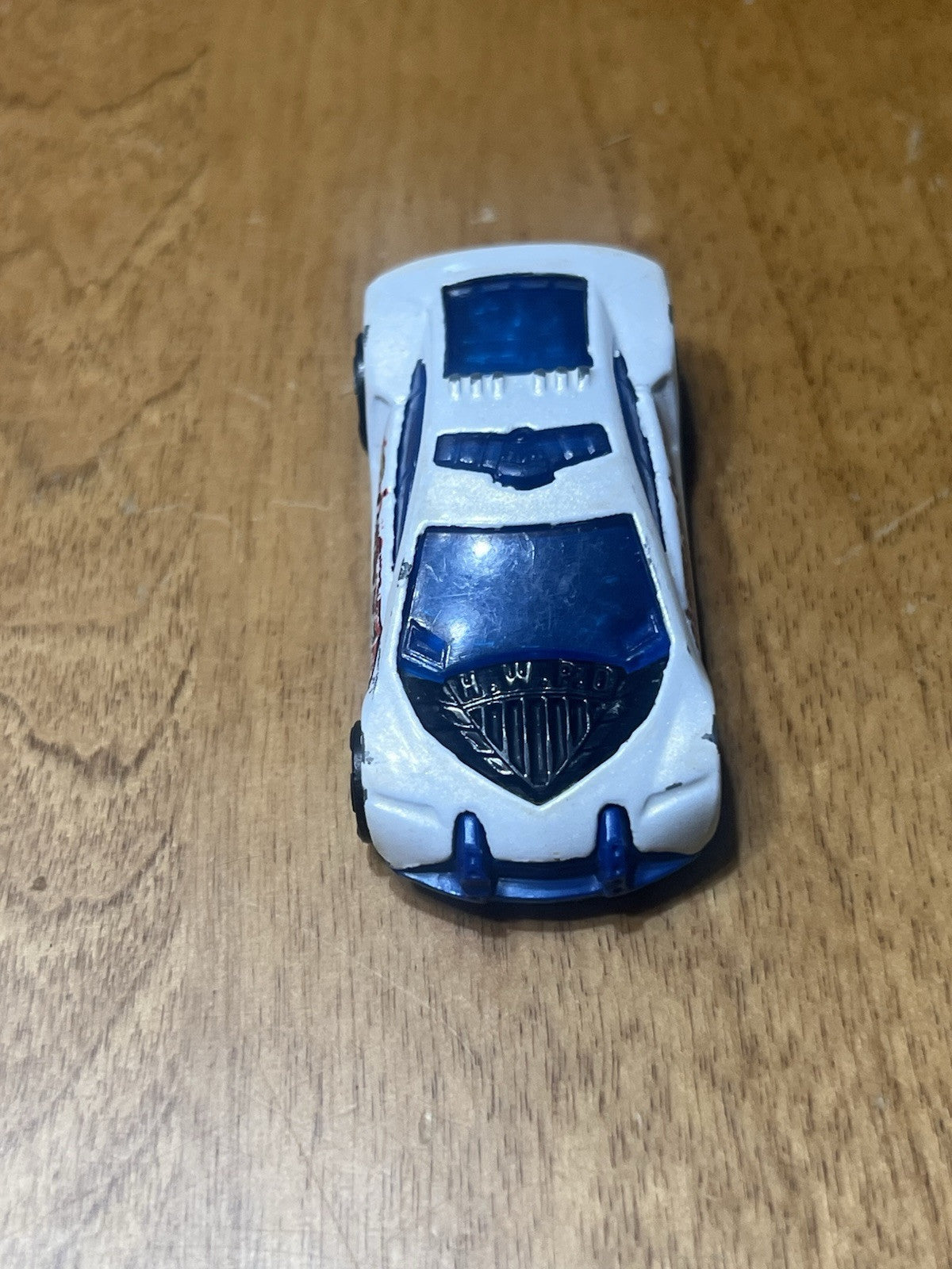 2010 Hot Wheels Speed Trap HWPD Police White Diecast Car