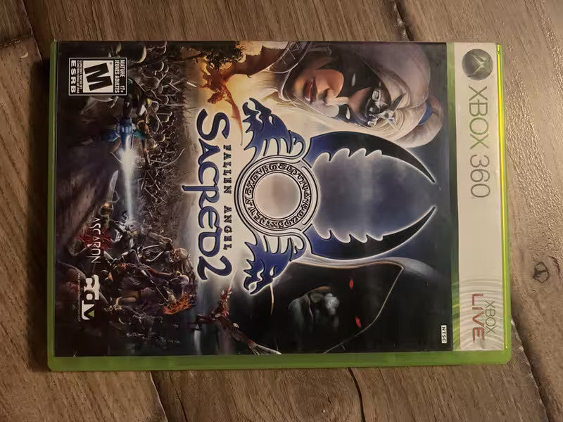 Sacred 2: Fallen Angel (Microsoft Xbox 360, 2009) NO MANUAL