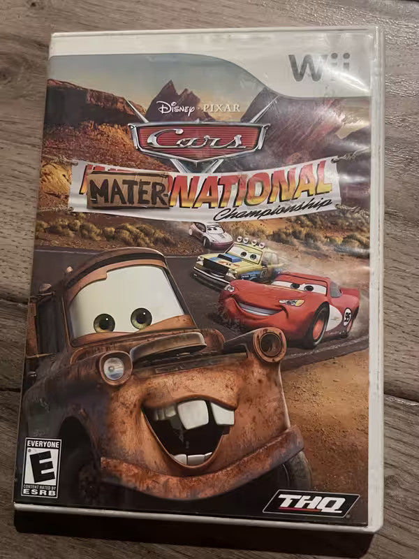 Cars Mater-National Championship (Nintendo Wii, 2007) NO MANUAL