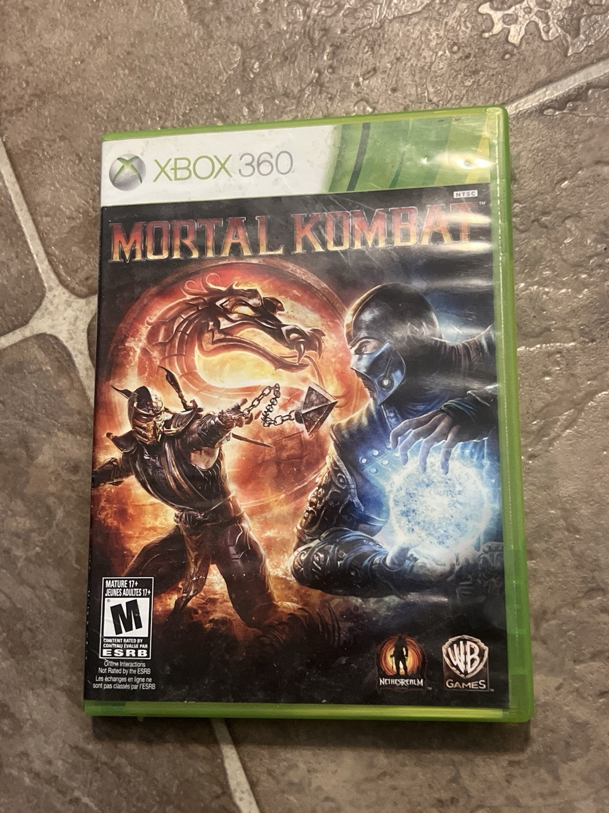Mortal Kombat (Microsoft Xbox 360, 2011) CIB COMPLETE IN BOX