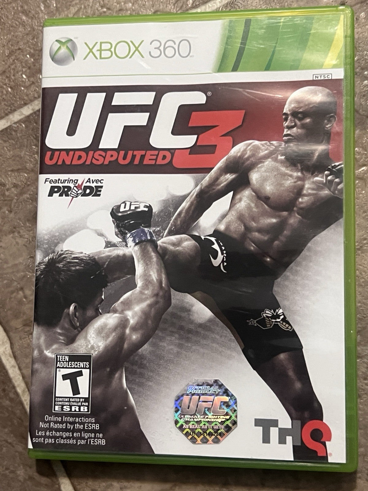 UFC Undisputed 3 (Microsoft Xbox 360, 2012) CIB COMPLETE