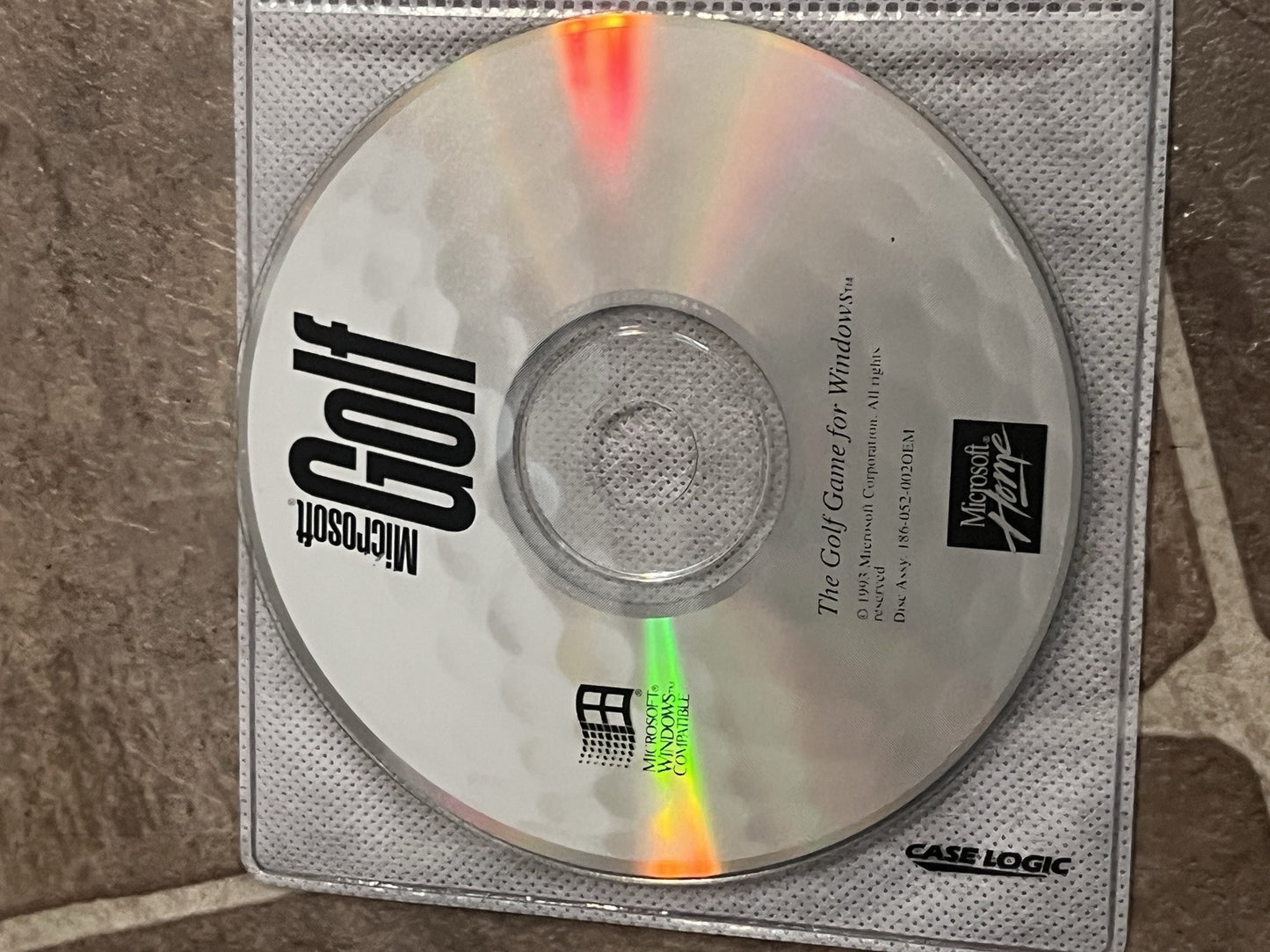 Microsoft Golf PC 1994 Multi-media Edition Cd-rom Windows 95/98/xp