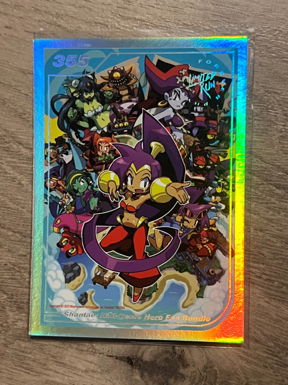 Limited Run Silver Trading Card Series 2 #355 Shantae Half-Genie Hero Fan Bundle