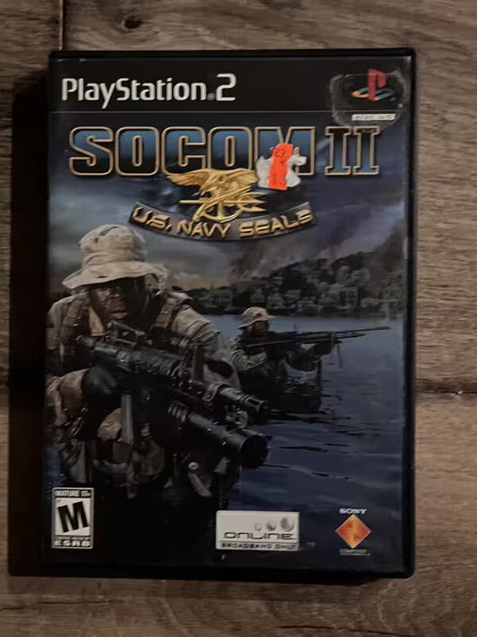 SOCOM II: US Navy Seals (Sony Playstation 2, 2003) CIB COMPLETE
