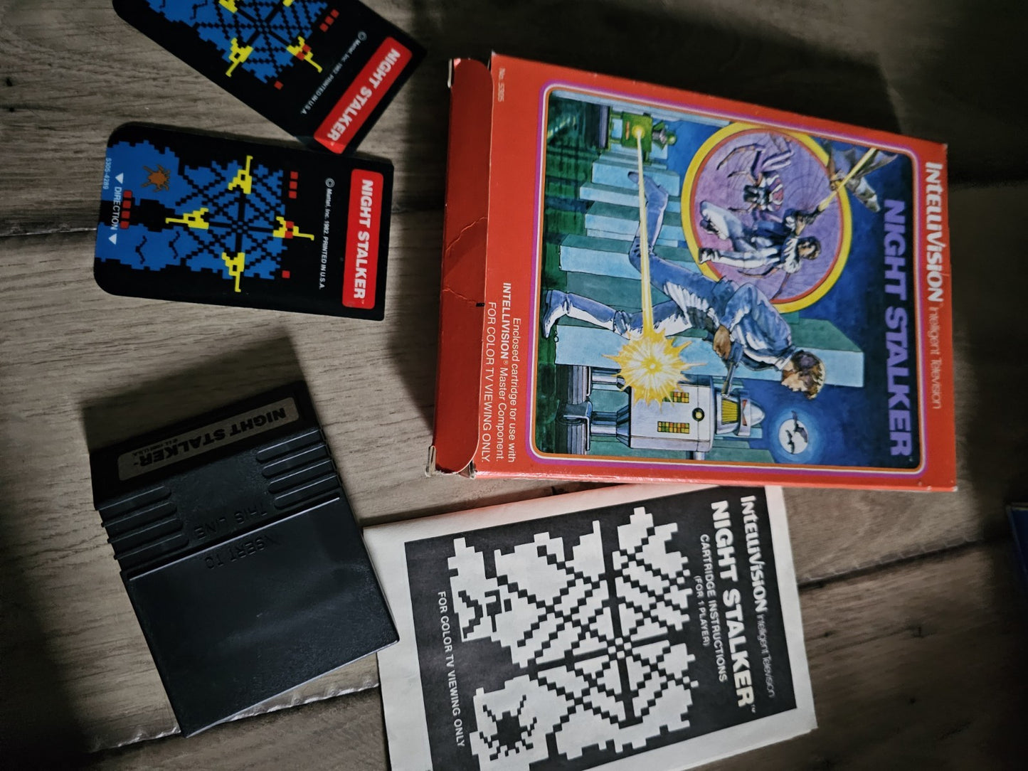 Night Stalker (Intellivision, 1982) CIB