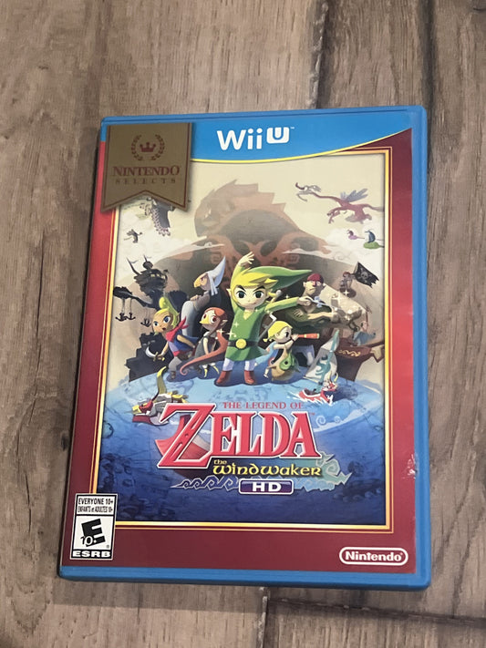 Zelda Wind Waker HD: Nintendo Selects (Nintendo Wii U, 2013) CIB WITH INSERTS