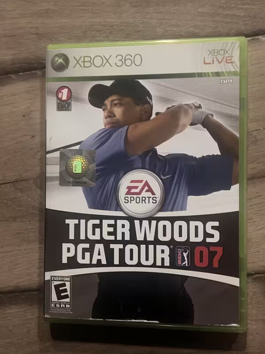Tiger Woods PGA Tour 07 (Microsoft Xbox 360, 2006) CIB