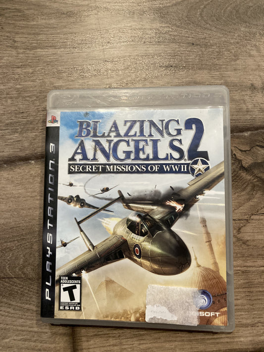 Blazing Angels 2 Secret Missions (Sony Playstation 3 PS3, 2007) CIB COMPLETE