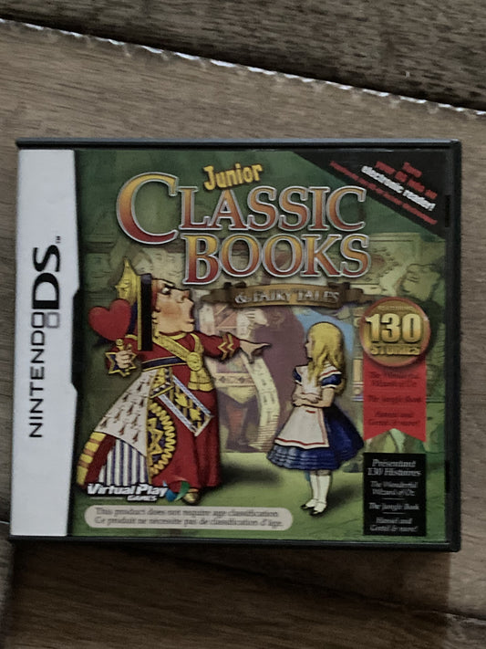 Junior Classic Books & Fairytales (Nintendo DS, 2010) NO MANUAL