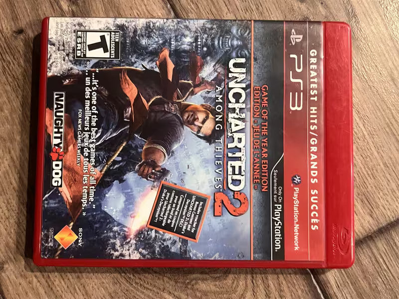 Uncharted 2 Among Thieves Game of the Year (Sony Playstation 3, 2010) CIB