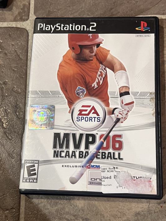 MVP NCAA Baseball 2006 (Sony Playstation 2 PS2, 2006) CIB COMPLETE