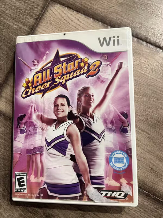 All Star Cheer Squad 2 (Nintendo Wii, 2009) NO MANUAL