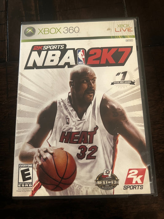NBA 2K7 (Microsoft Xbox 360, 2006) NO MANUAL