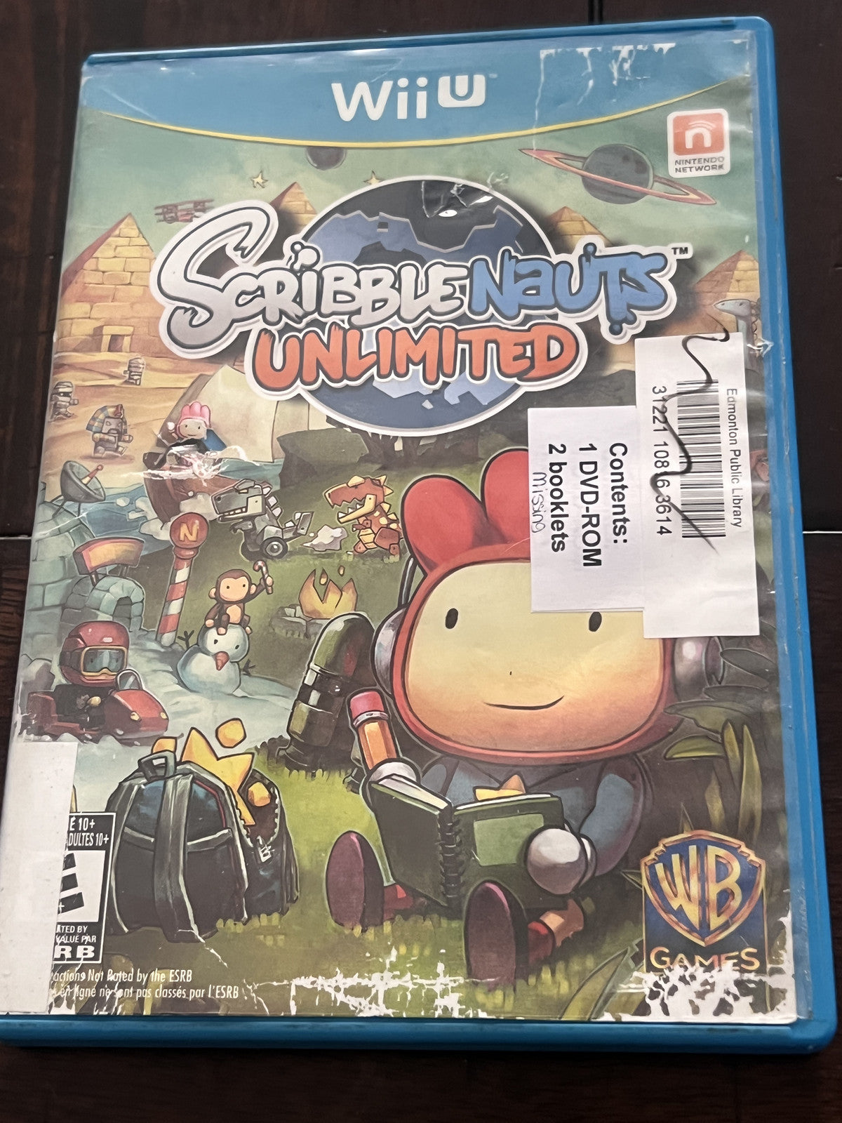 Scribblenauts Unlimited (Wii U, 2012) NO MANUAL