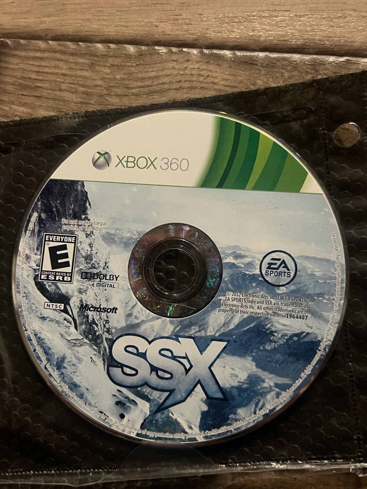 SSX (Microsoft Xbox 360, 2012) DISC ONLY
