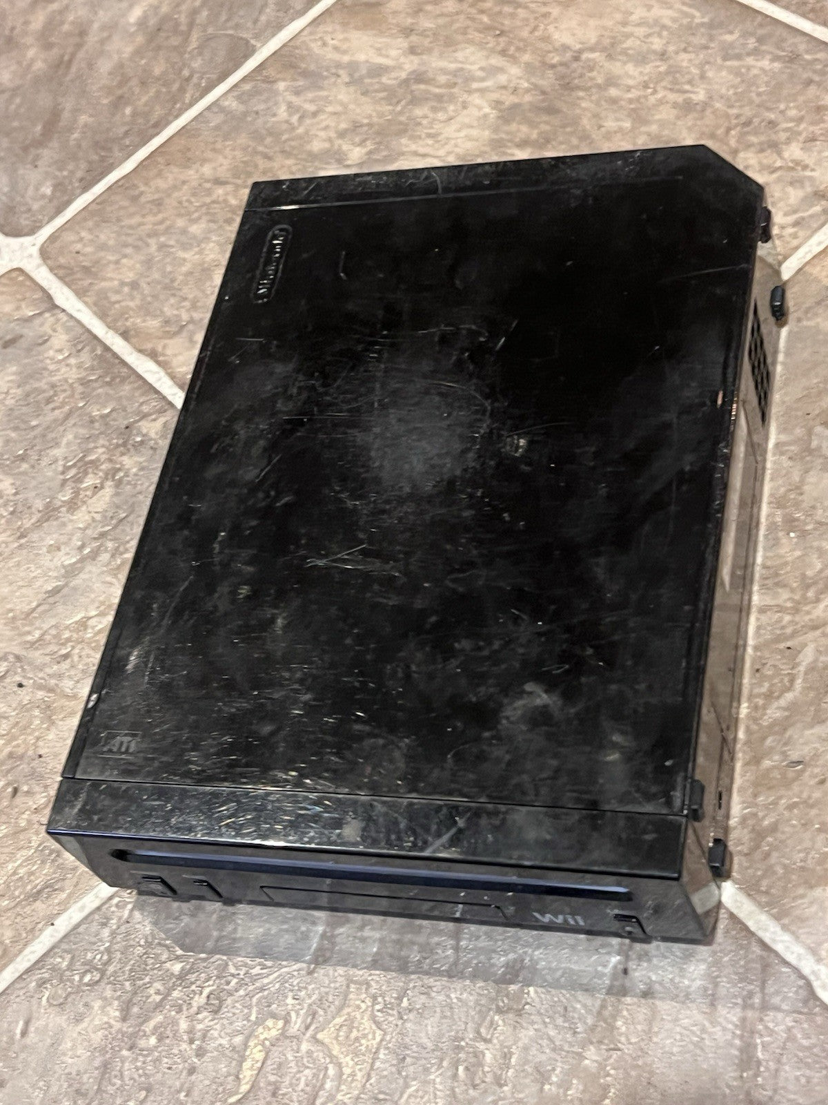 Official Nintendo Wii Black RVL-101 Replacement Console Only Tested & Works