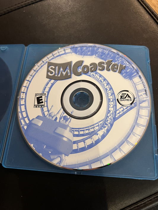 SimCoaster (Jewel Case Edition) (PC, 2002) Pre-owned Disc Only