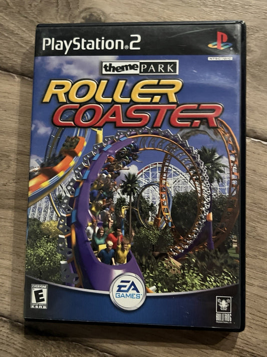 Theme Park Roller Coaster (Sony PlayStation 2, 2000) CIB