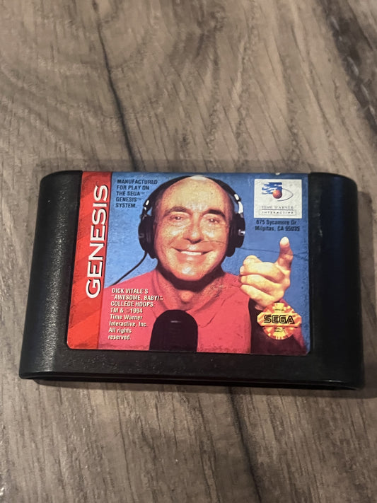 Dick Vitale's Awesome Baby College Hoops (Sega Genesis, 1994) CART ONLY