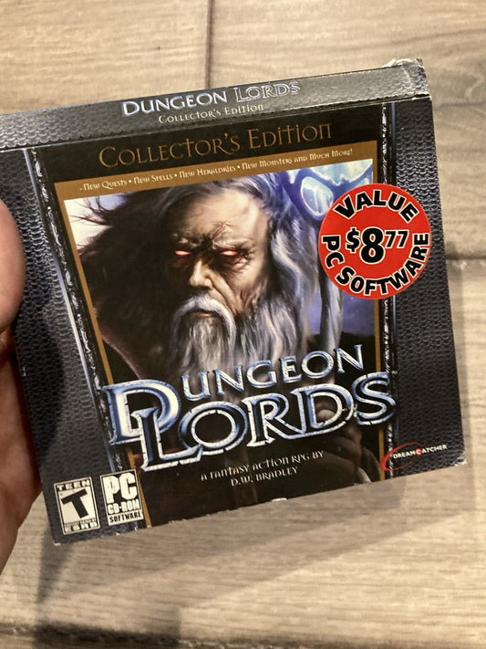 Dungeon Lords Collector's Edition (PC, 2006) DISC ONLY WITH BOX
