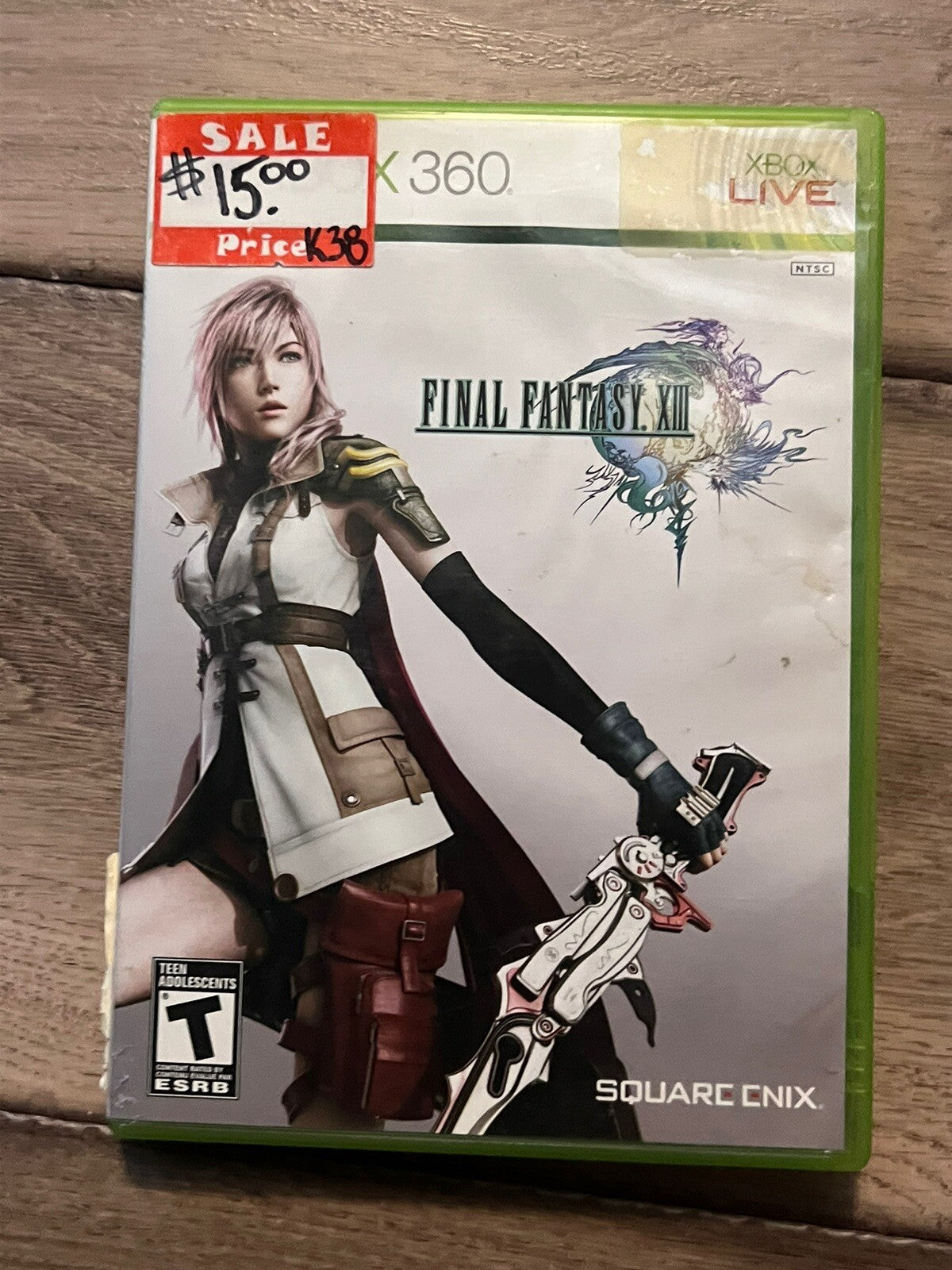 Final Fantasy XIII (Microsoft Xbox 360, 2010) CIB MISSING DISC 2