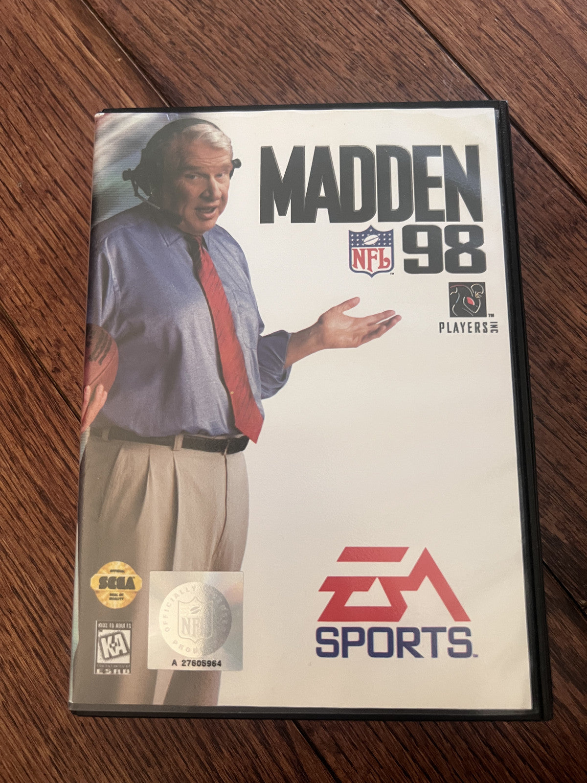 Madden NFL '98 (Sega Genesis, 1997) NO MANUAL