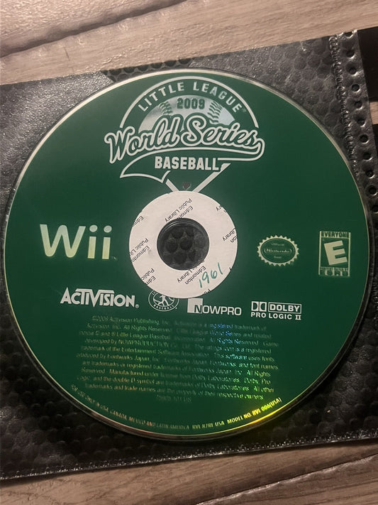 Little League World Series Baseball 2009 (Nintendo Wii, 2009) DISC ONLY
