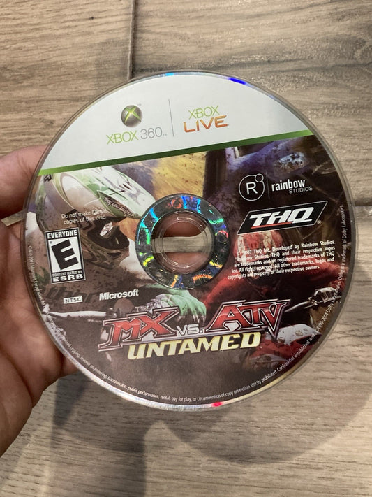 MX Vs. ATV Untamed (Microsoft Xbox 360, 2008) DISC ONLY