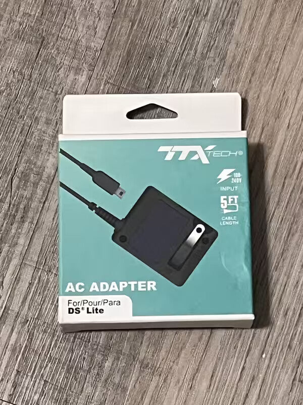 TTX Tech AC Power Adapter Charger for Nintendo DS Lite NEW