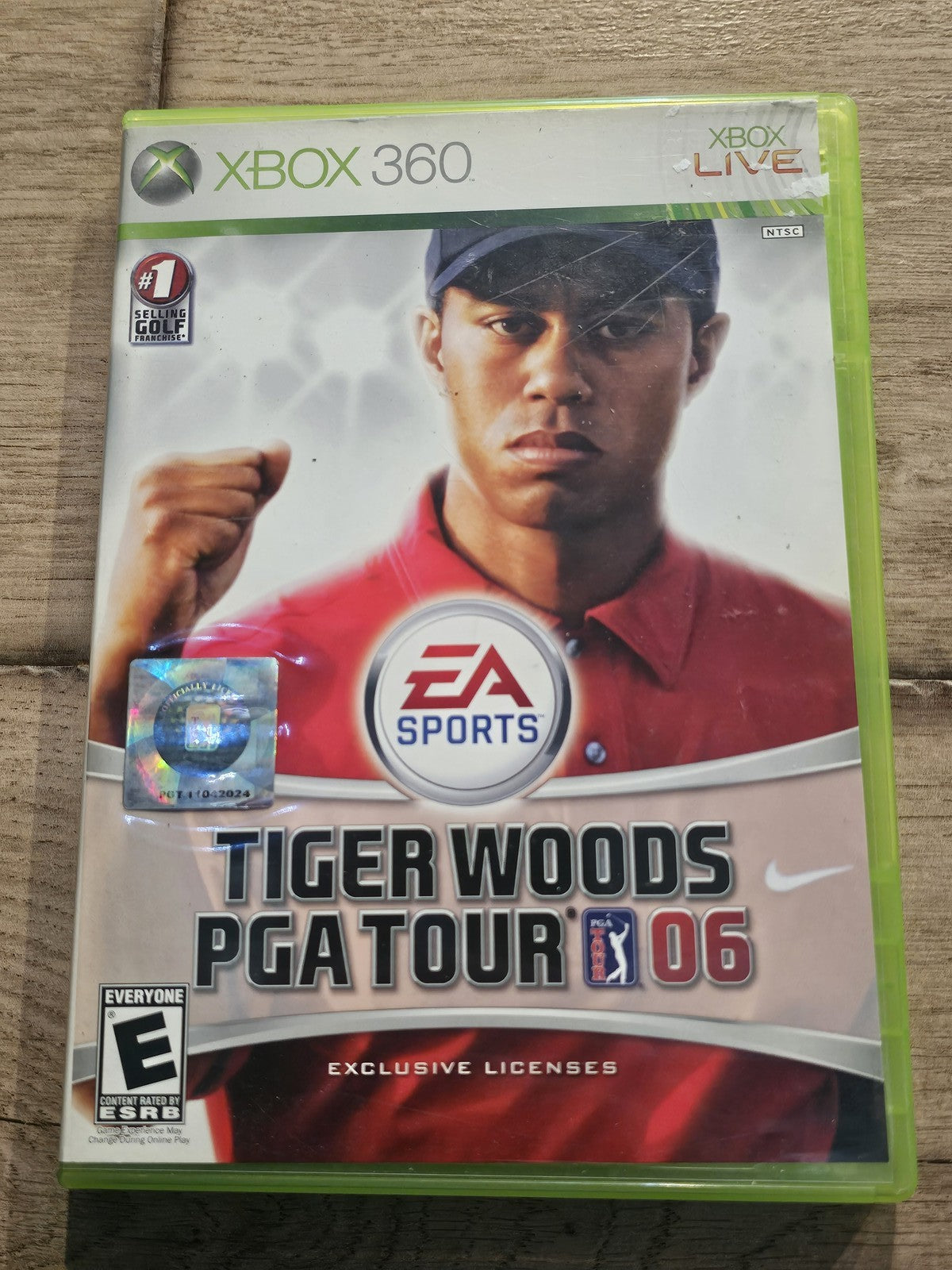 Tiger Woods PGA Tour 06 (Microsoft Xbox 360, 2005) NO MANUAL