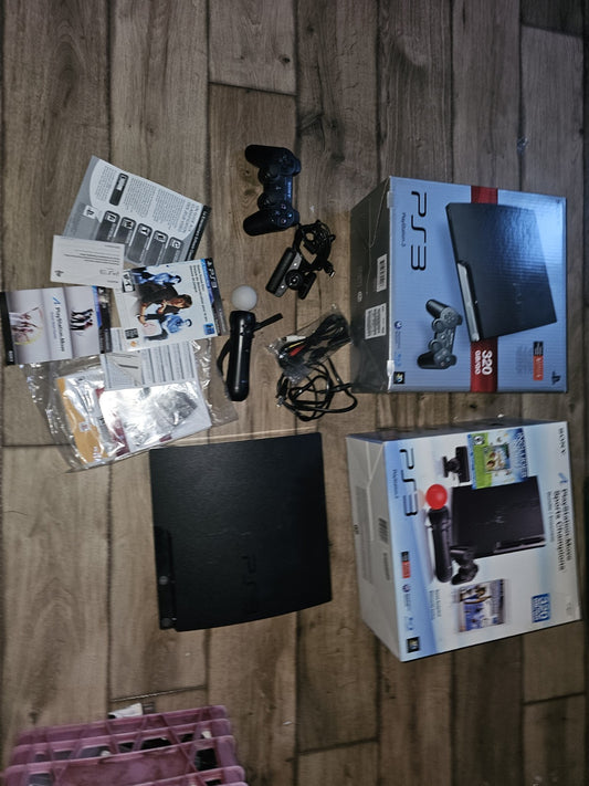 PlayStation 3 PS3 Move Sports Champions Bundle 320gb Slim System Console
