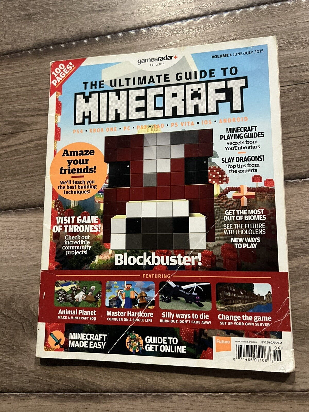 The Ultimate Guide To Minecraft Magazine Vol.1 June/July 2015 Blockbuster