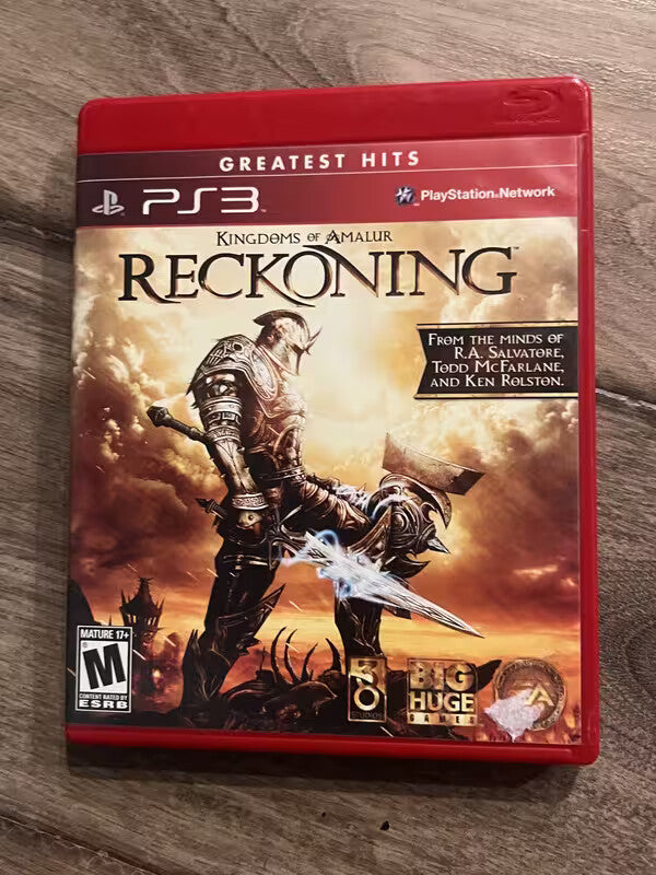 Kingdoms Of Amalur Reckoning: Greatest Hits (Sony Playstation 3, 2012) CIB