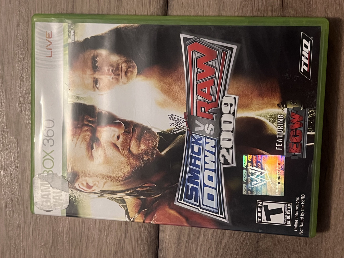 WWE Smackdown vs. Raw 2009 (Microsoft Xbox 360, 2008) CIB COMPLETE