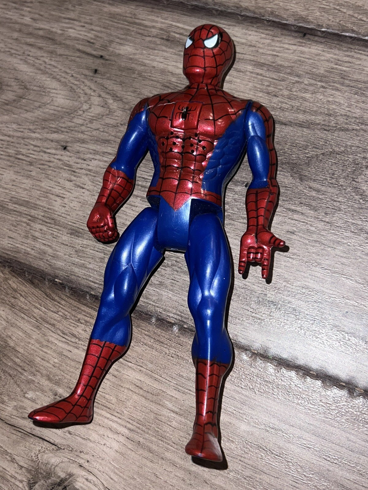 Vintage 1998 Electronic Talking Spider-Man 1998 Toy Biz 8" Action Figure Working
